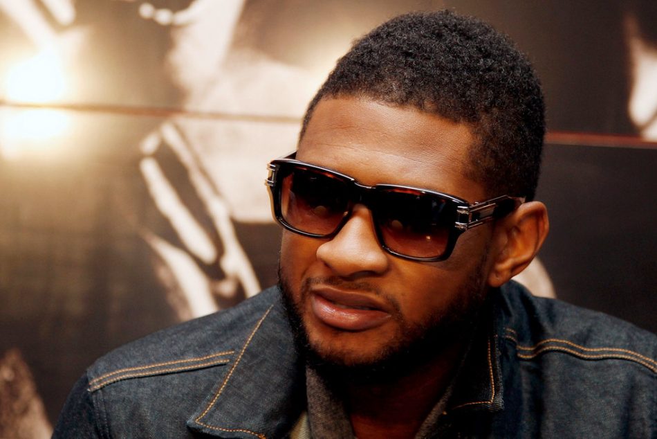 Le chanteur américain Usher